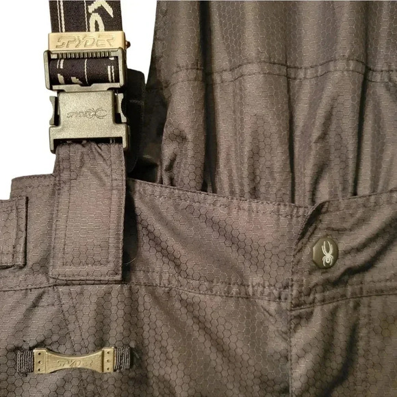 Spyder Snowboard Ski Overall  Pants Black Size Small. - Picture 4 of 13